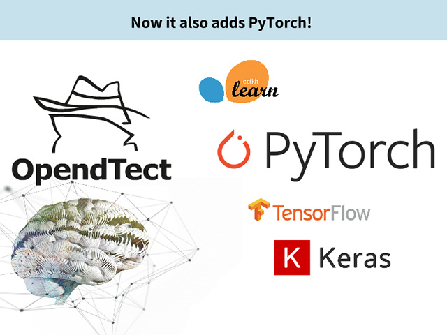 PyTorch added as development environment in OpendTect